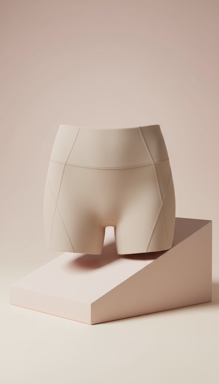 Contour Short in Champagne Mist